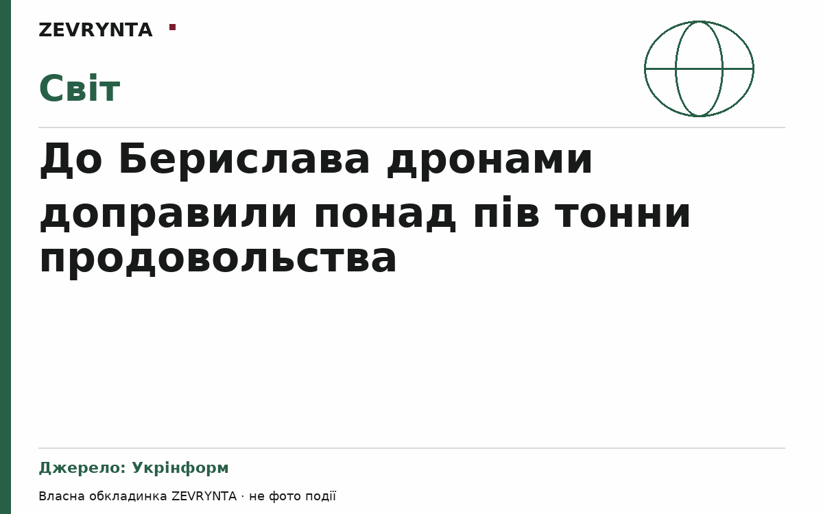 Графічна обкладинка ZEVRYNTA