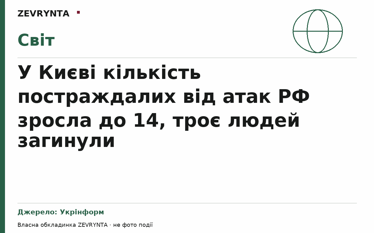 Графічна обкладинка ZEVRYNTA