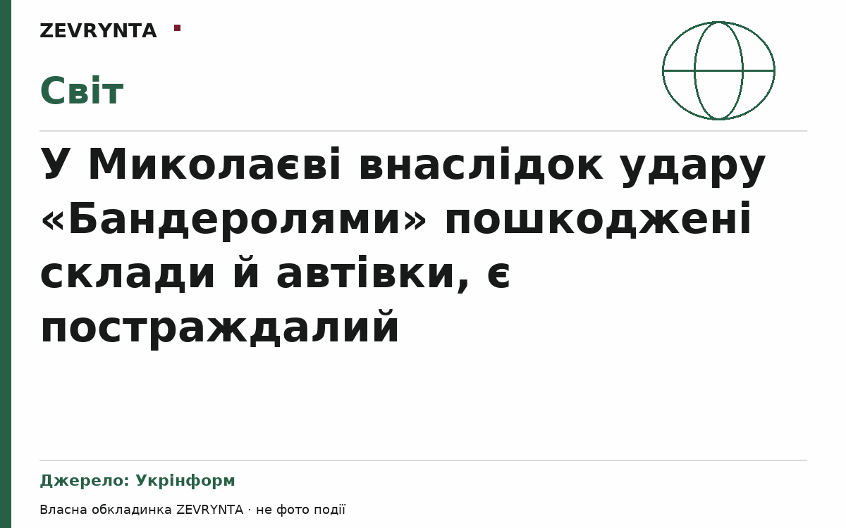 Графічна обкладинка ZEVRYNTA