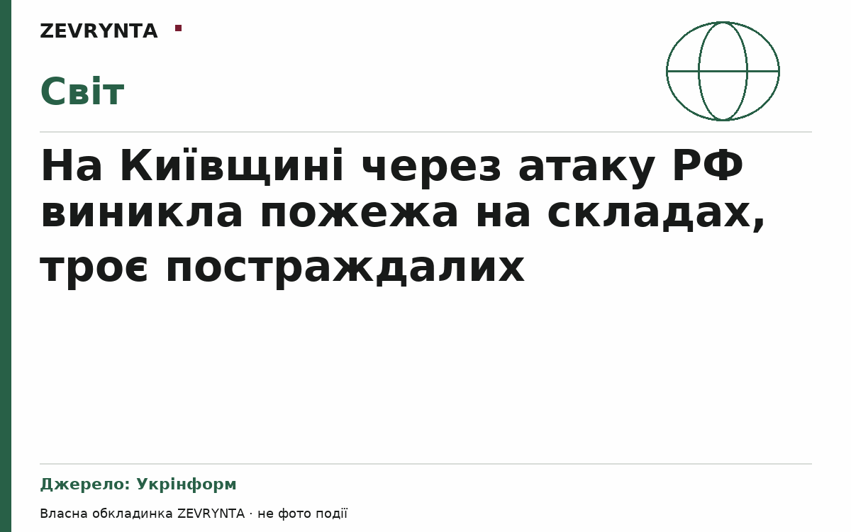 Графічна обкладинка ZEVRYNTA