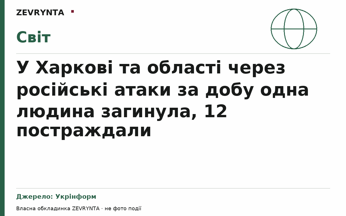 Графічна обкладинка ZEVRYNTA