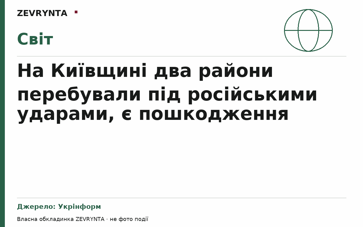Графічна обкладинка ZEVRYNTA