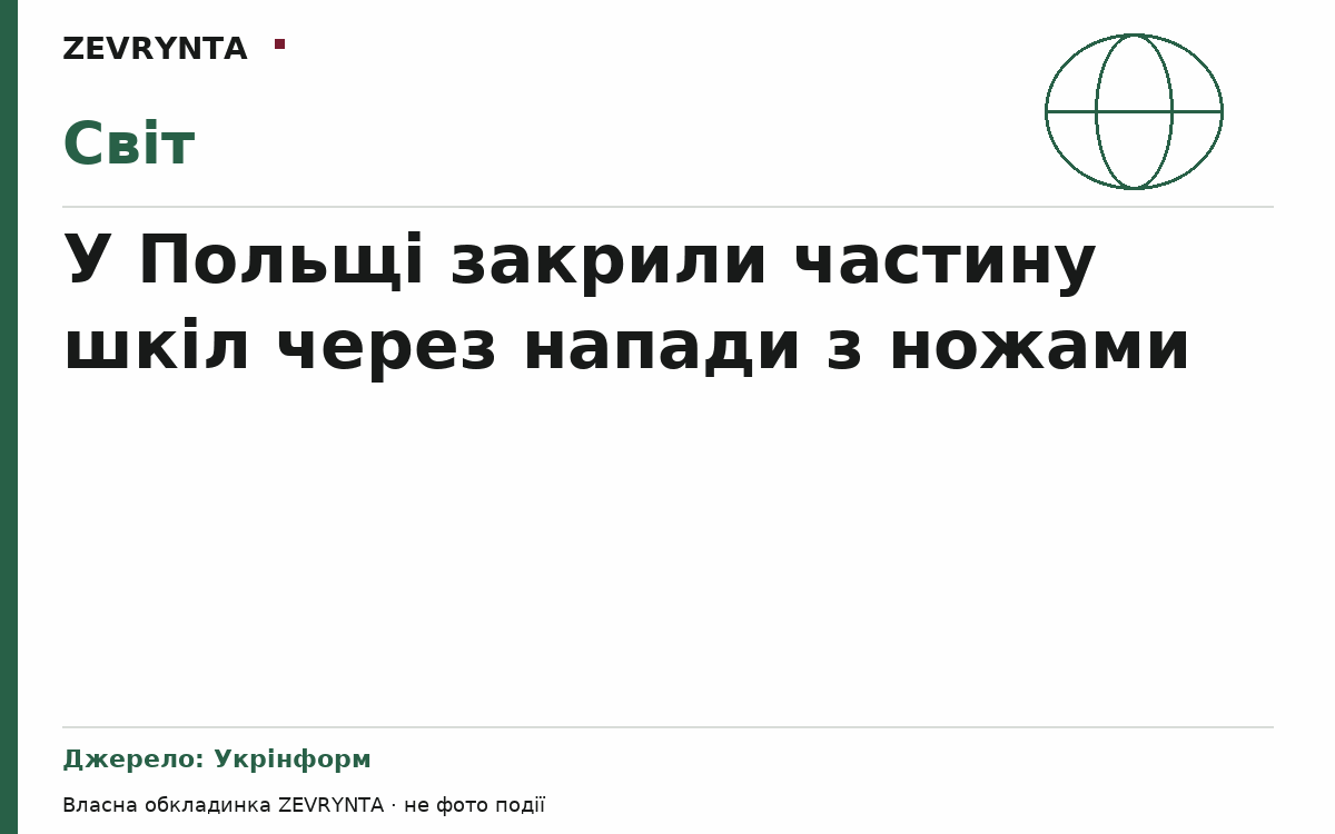 Графічна обкладинка ZEVRYNTA