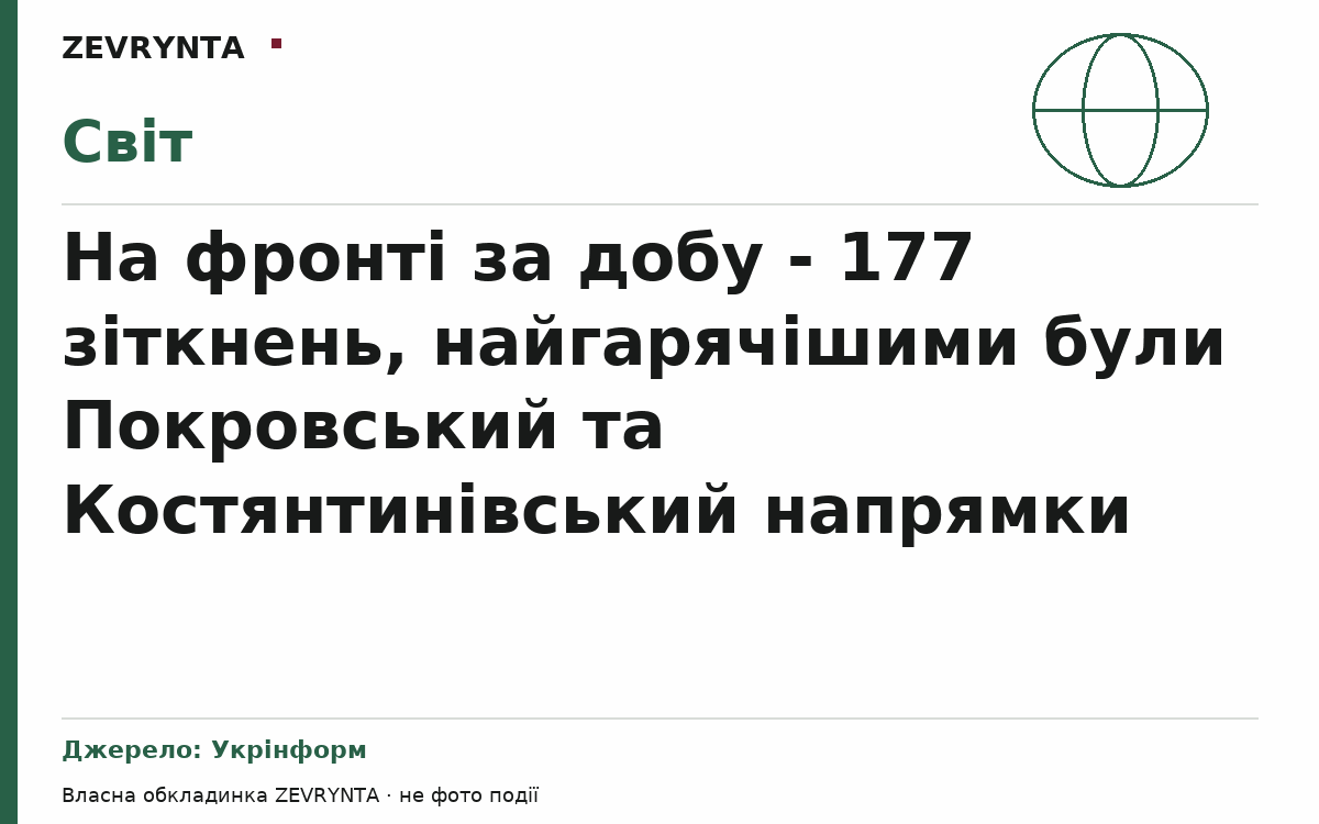 Графічна обкладинка ZEVRYNTA
