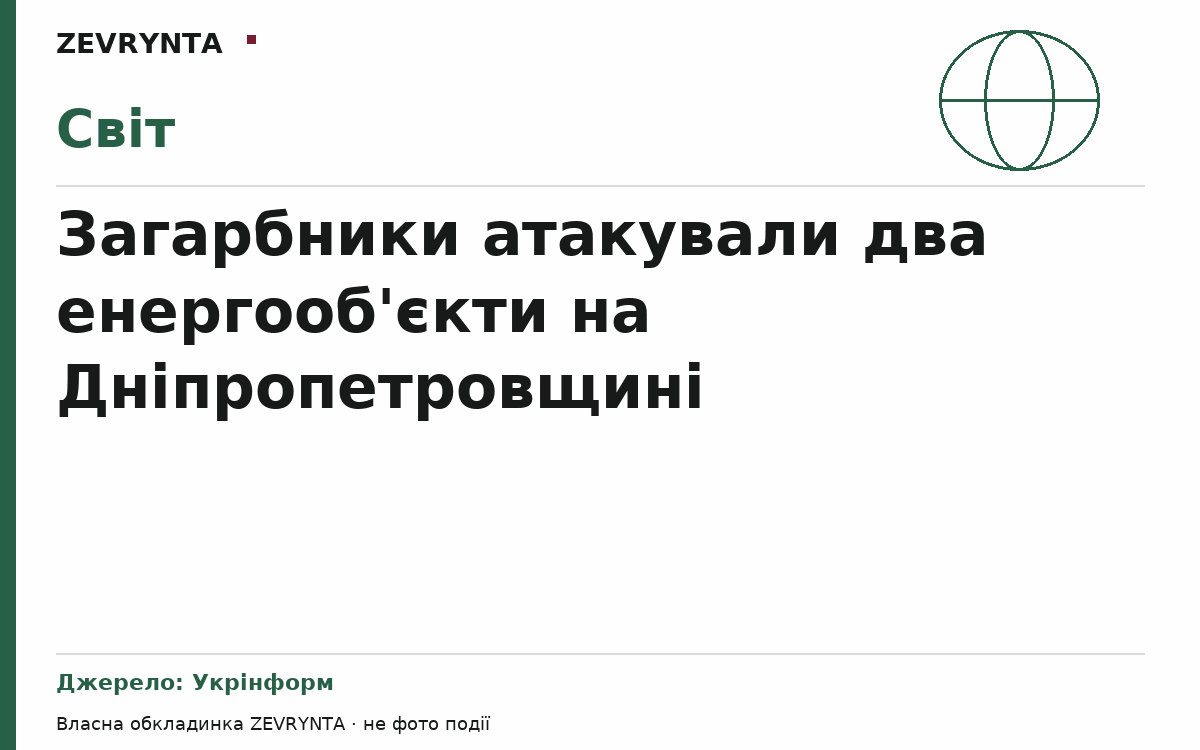Графічна обкладинка ZEVRYNTA