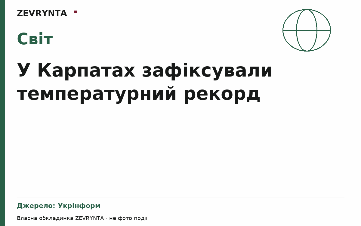 Графічна обкладинка ZEVRYNTA