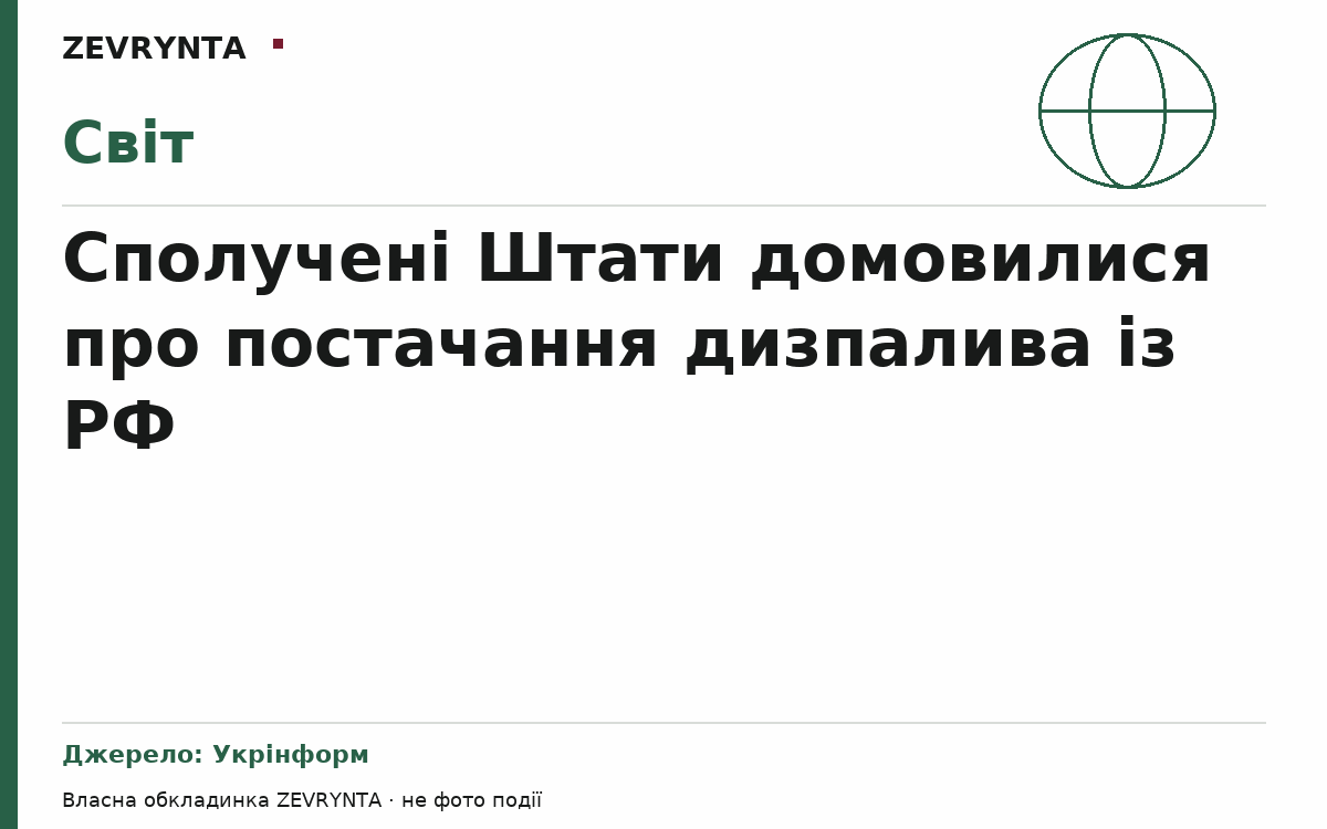 Графічна обкладинка ZEVRYNTA