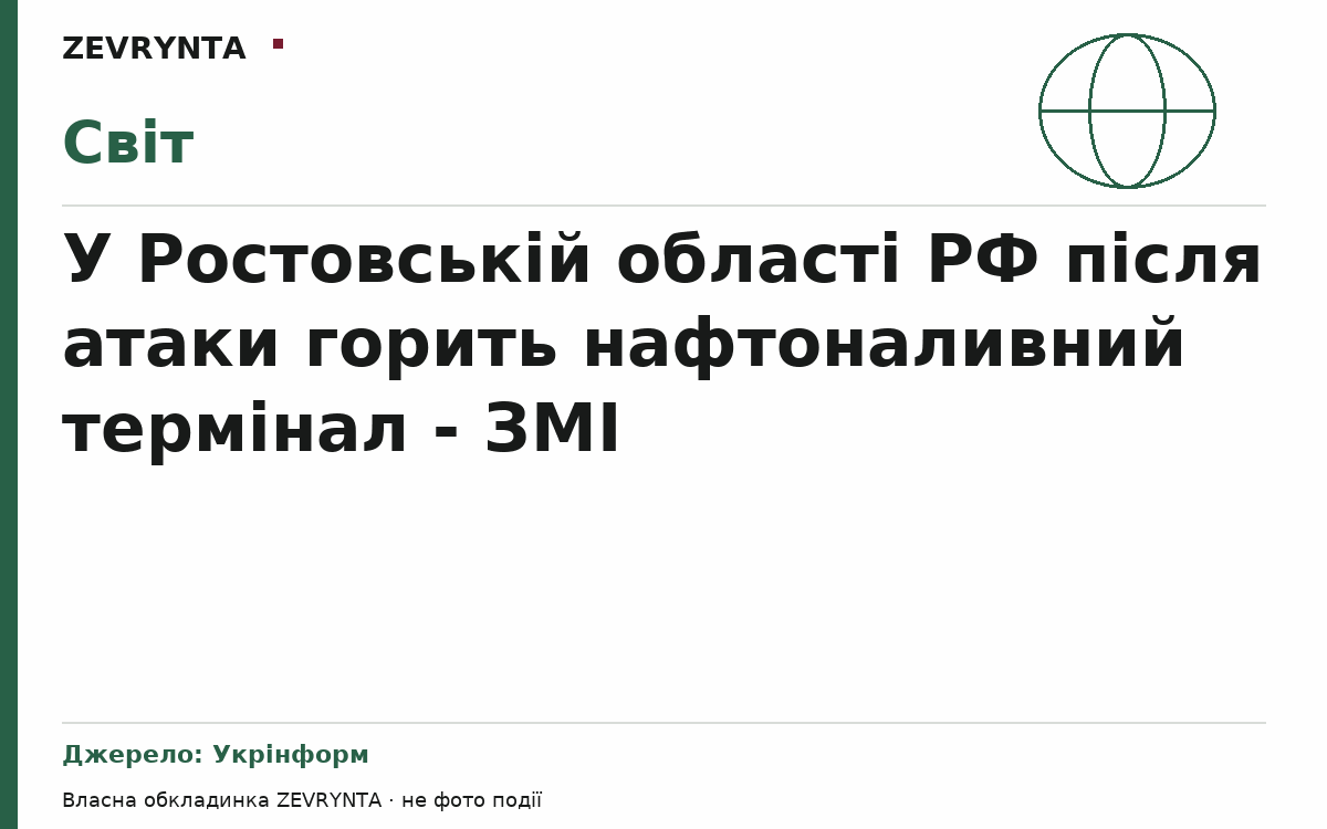Графічна обкладинка ZEVRYNTA
