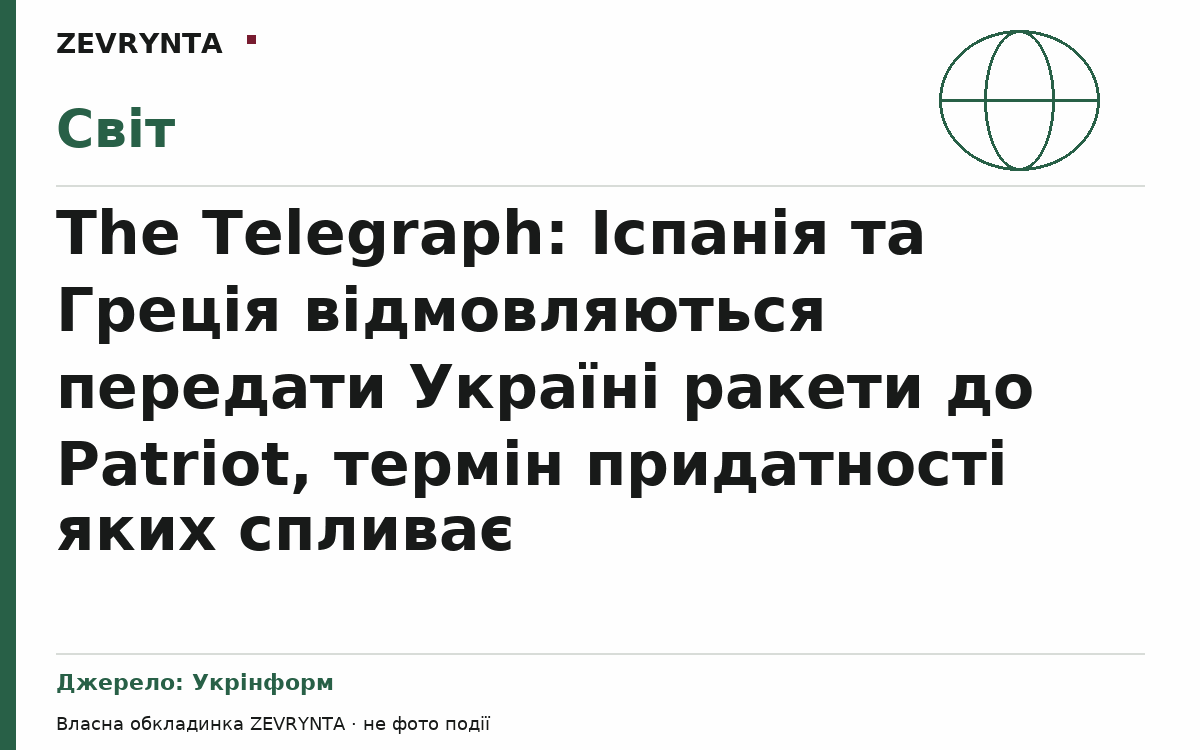 Графічна обкладинка ZEVRYNTA