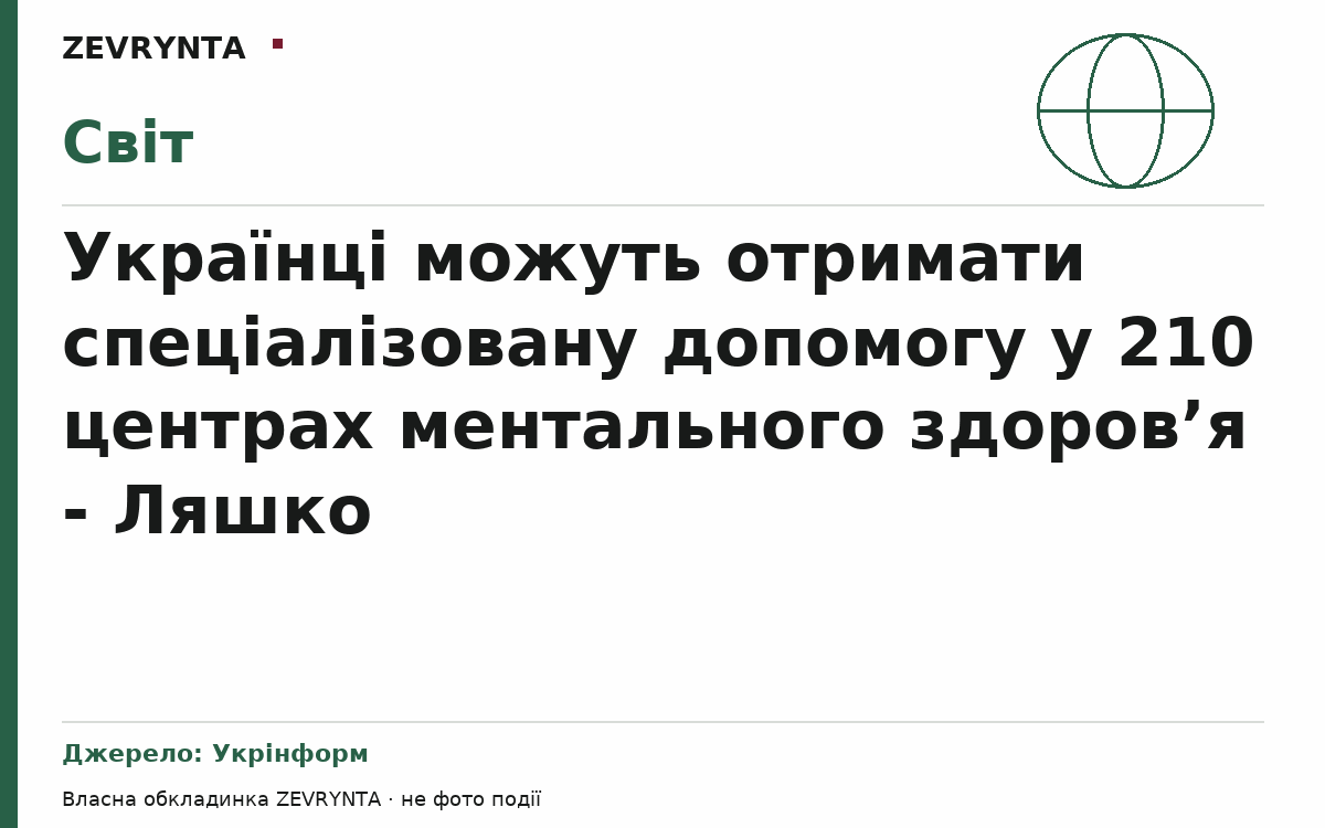 Графічна обкладинка ZEVRYNTA