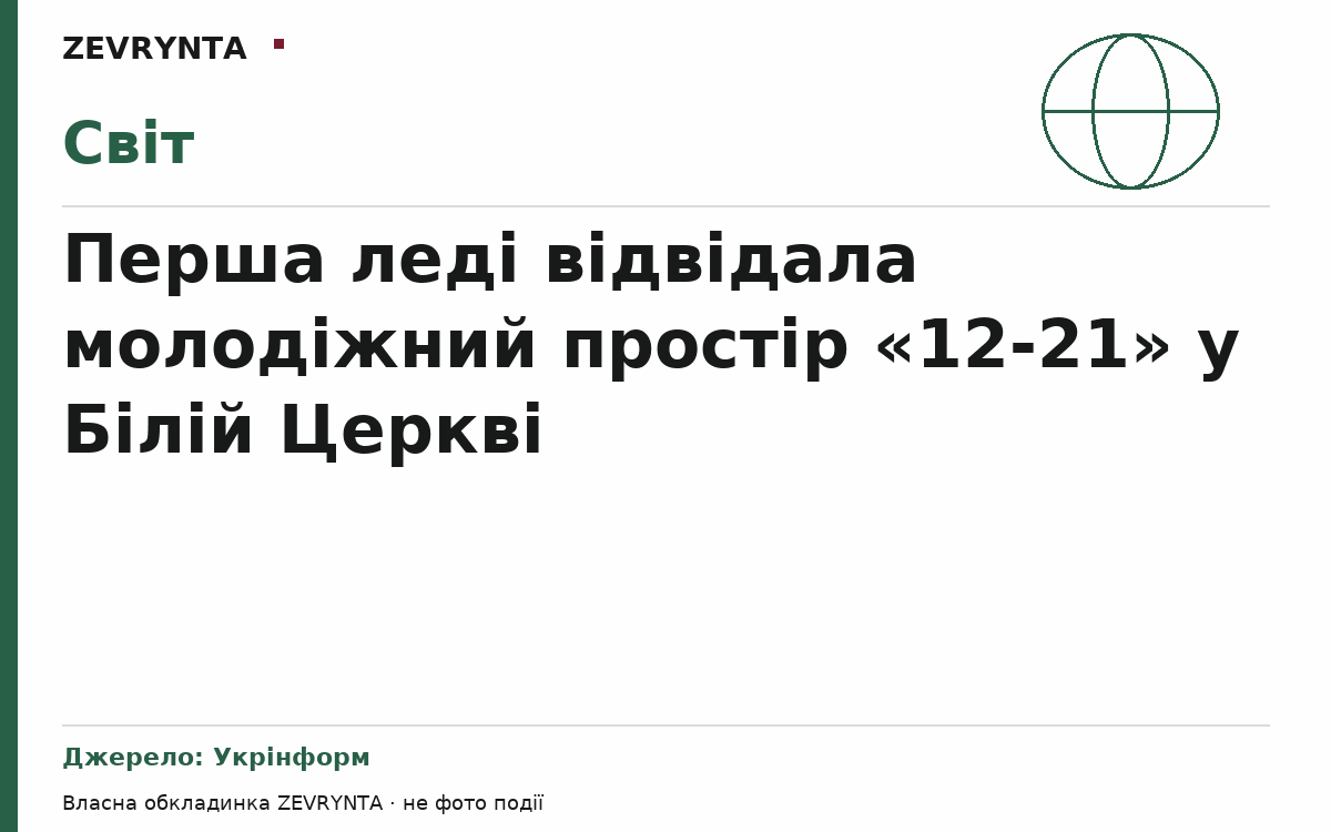 Графічна обкладинка ZEVRYNTA