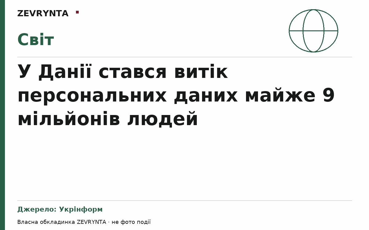 Графічна обкладинка ZEVRYNTA